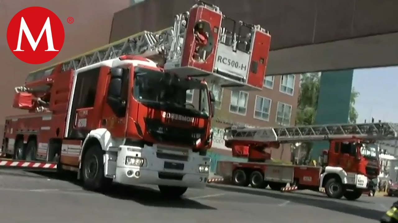 Bomberos realizan simulacro de incendio en Ciudad Judicial CdMx