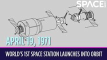 OTD in Space – April 19: World's 1st Space Station Launches into Orbit