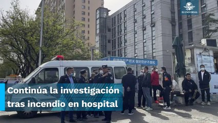 Aumenta a 29 la cifra de muertos tras el incendio de un hospital en China