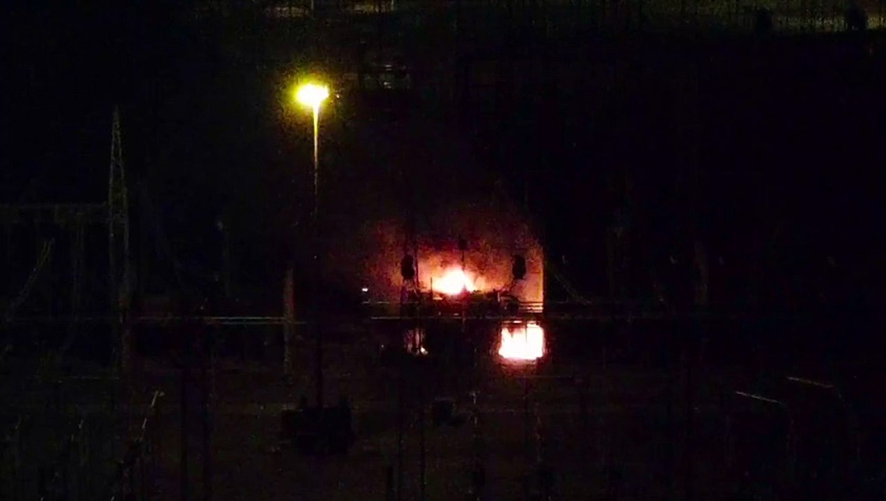 Incendie au poste Hertel