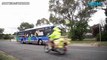 What sound does an electric bus make