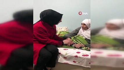 100 yaşındaki Elif teyzeden Cumhurbaşkanı Recep Tayyip Erdoğan'a hayır duası