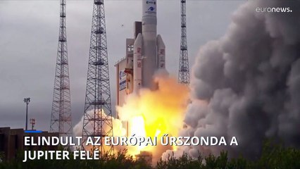 Elindult az európai űrszonda a Jupiter felé