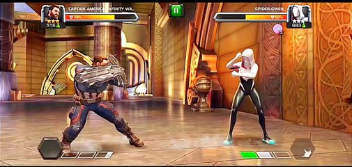 Captain America Vs spider gwen Amazing fighting video  //who wins battle 