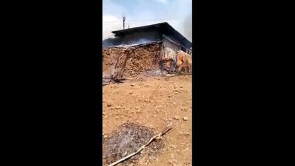 Watch video: Fire broke out in Ratlam, four children.....
