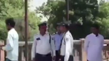 सिंगरौली: यातायात नियमों का पालन नहीं करने पर पुलिस ने की चालानी कार्रवाई
