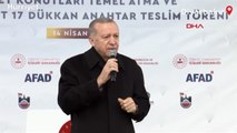 Cumhurbaşkanı Erdoğan, Diyarbakır Deprem Konutları Temel Atma Töreni'nde konuştu