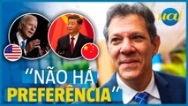 Haddad nega afastamento dos EUA após viagem de Lula à China