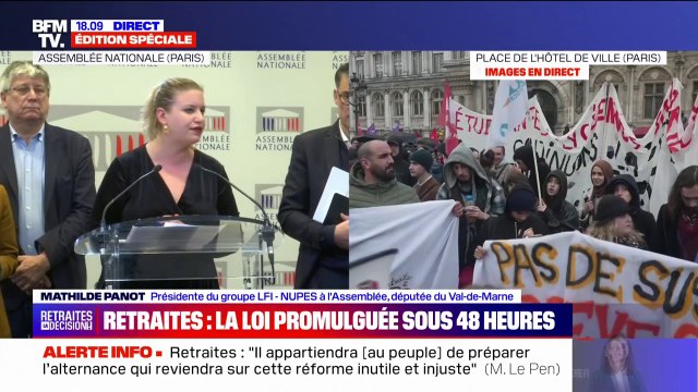 Mathilde Panot (LFI): Les institutions de la Ve République permettent la décision d'un homme seul contre l'ensemble d'un peuple