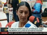 Lara | Autoridad regional del mpio. Iribarren entregó casas nuevas a 3 familias damnificadas