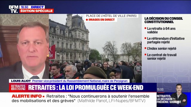 Louis Aliot (RN): Cette réforme est très injuste, nous l'avons combattu, nous la combattons et nous la combattrons à l'avenir