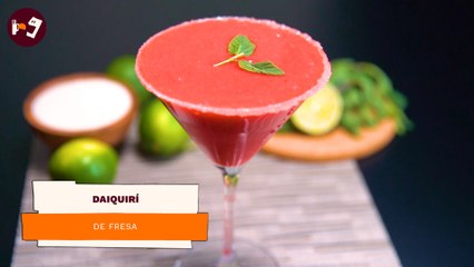 Daiquiri de fresa | Receta fácil, refrescante y deliciosa | Directo al Paladar México