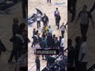 LeBron James had some words for the Magic bench  |  #Shorts