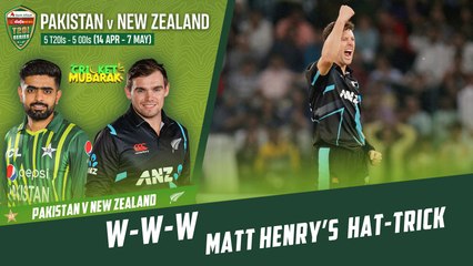 Matt Henry Hat-Trick | Pakistan vs New Zealand | 1st T20I 2023 | PCB | M2B2T