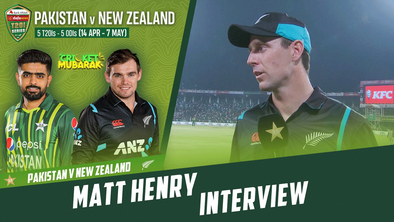 Matt Henry Interview | Pakistan vs New Zealand | 1st T20I 2023 | PCB | M2B2T
