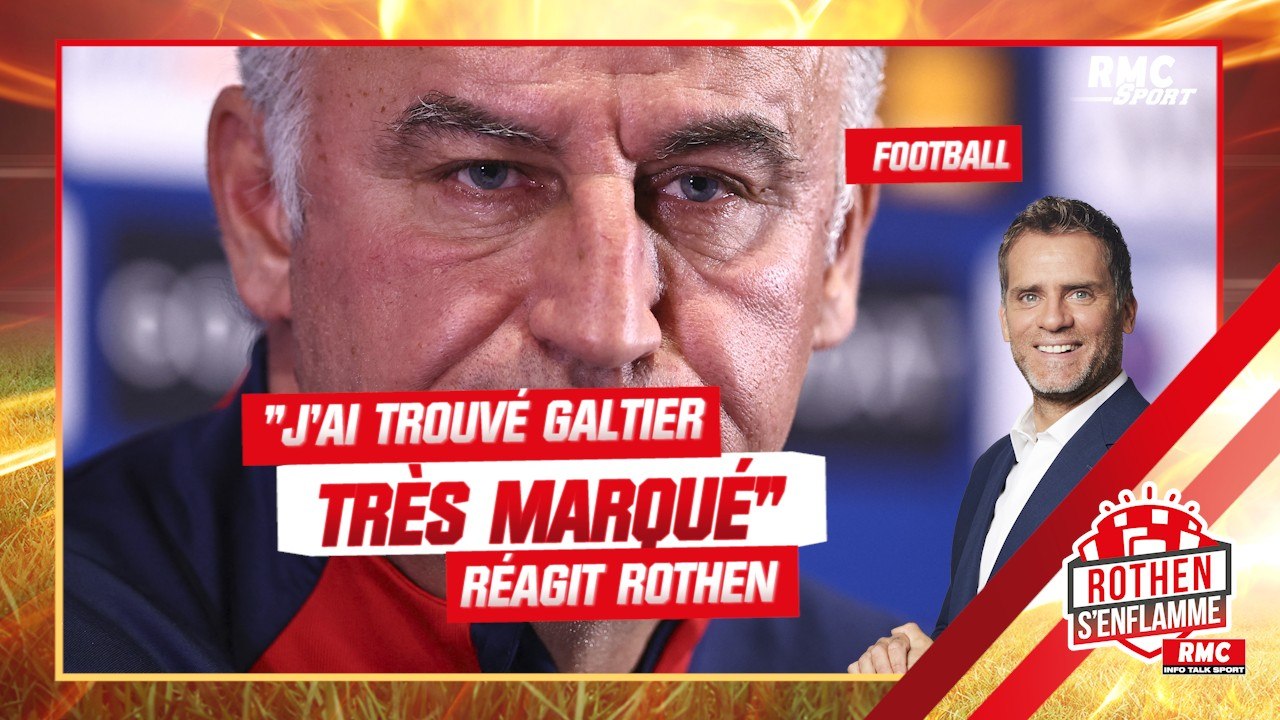 Football : "J'ai trouvé Galtier très marqué", réagit Rothen
