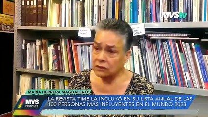 MARÍA HERRERA EN  LAS 100 PERSONAS MÁS INFLUYENTES EN EL MUNDO 2023 DE LA REVISTA TIME