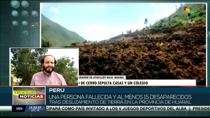 Perú: Deslizamiento de tierra en la provincia de Huaral
