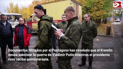 El Kremlin saboteará la guerra de Vladimir Putin mientras toma quimioterapia
