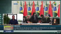Gobiernos de Brasil y China refuerzan alianzas estratégica