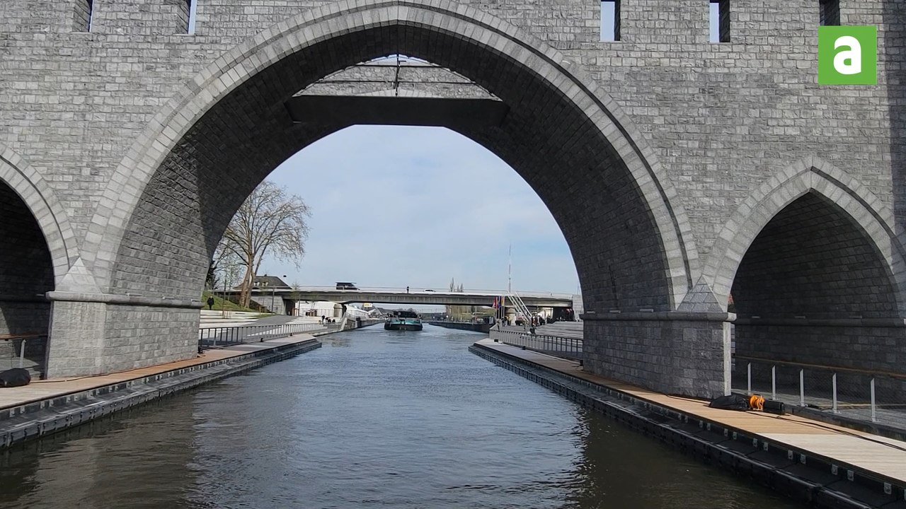 Inauguration officielle de la modernisation de la traversée de Tournai par l'Escaut