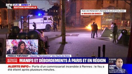 Prisca Thévenot (Renaissance): "Manifester oui, appeler à saccager et dégrader non"