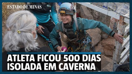 Atleta ficou 500 dias isolada em caverna