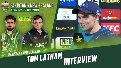 Tom Latham interview | Pakistan vs New Zealand | 1st T20I 2023 | PCB | M2B2T
