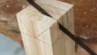 Amazing TECHNIQUES process of  Japanese Traditional Joints, Hand-Cut Joinery Skills Of H Carpenter