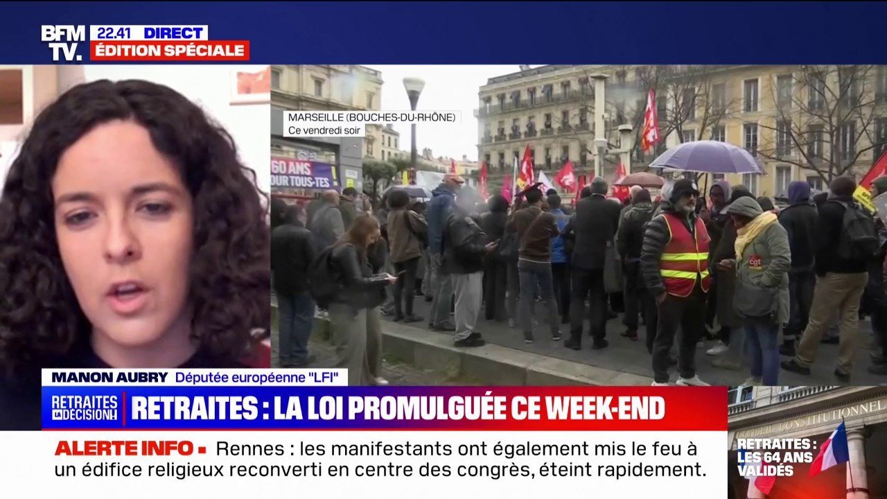 Conseil constitutionnel: "Un nouveau bras d'honneur à la démocratie" pour Manon Aubry, député européenne LFI