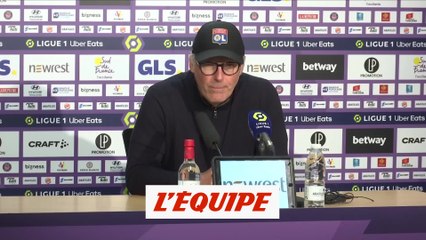 Blanc : «On est sur le bon chemin» - Foot - L1 - OL
