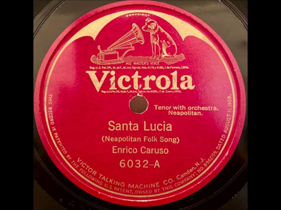 Enrico Caruso - Santa Lucia (1916)