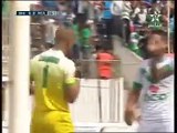 فوز الدفاع الحسني الجديدي على الرجاء البيضاوي  3 ـ 0  الشوط الأول