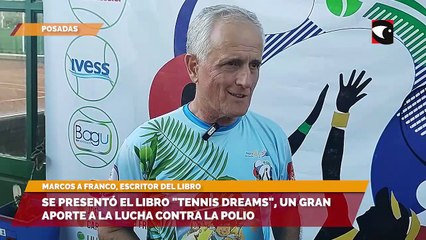 Se presentó el libro "Tennis Dreams", un gran aporte a la lucha contra la Polio