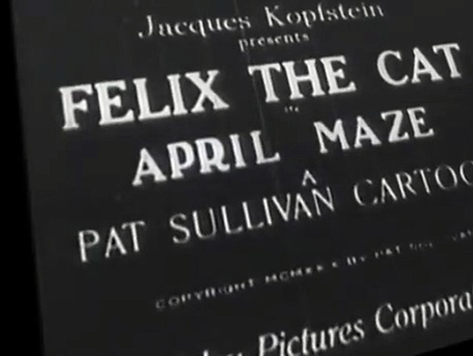 Felix the Cat Felix the Cat Short April Maze