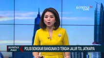 Polda Metro Jaya Bongkar Bangunan Blokade Jalan Tol Jatikarya, Massa Terlibat Akan Ditindak Tegas!