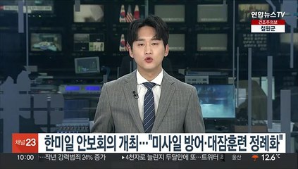 한미일 안보회의 개최…"미사일 방어·대잠훈련 정례화"