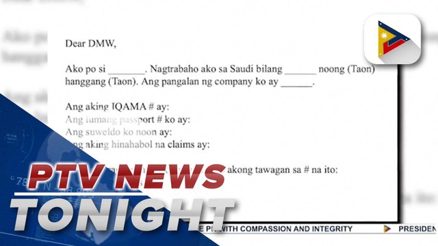 DMW announces unpaid claims of 10-K displaced OFWs in KSA may be resolved this year