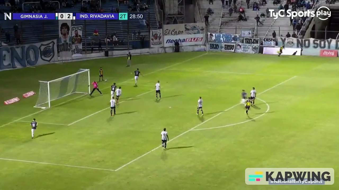 Gimnasia (J) 0 - 3 Independiente Rivadavia