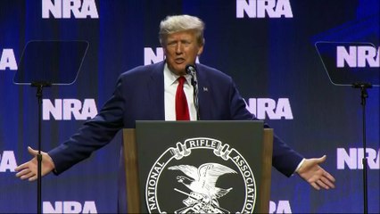 "Quieren dejarte sin armas y soltar criminales sedientos de sangre": Trump ante una audiencia eufórica en la Convención de la NRA
