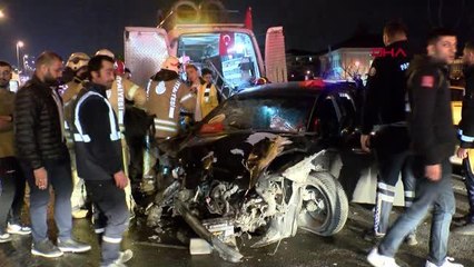 Bahçelievler'de korkunç kaza: 1 ölü, 5 yaralı