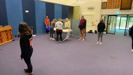Devonport Choral Society rehearsal of Freaky Friday