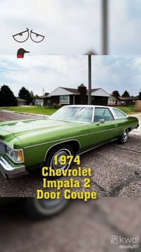 1974 Chevrolet Impala 2 Door Coupe . #Classic muscle cars show. سيارات كلاسيكيه @Classicmusclecars1