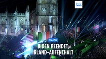 Ende seiner Irland-Reise: Biden wird zum Abschied nochmal gefeiert
