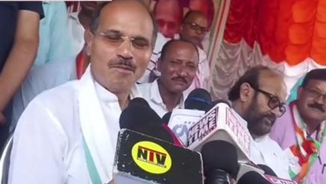 সাগরদীঘিঃতৃণমূল পার্টির সবকিছুর অভাব থাকলেও পকেটে পয়সার অভাব নেই;অধীর চৌধুরী