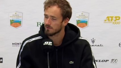 ATP - Monte-Carlo 2023 - Daniil Medvedev fait le bilan de son tournoi : "Je préfère le dur à la terre, ça ne change pas !"