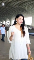 Mannara Chopra spotted in simple look
