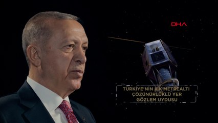 Cumhurbaşkanı Erdoğan'dan, İMECE uydusunun uzaya fırlatılmasına ilişkin videomesaj
