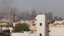 مراسل العربية: أعمدة الدخان تتصاعد من داخل قاعدة مروي الجوية