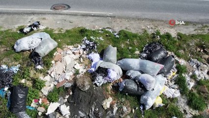 ARNAVUTKÖY'DE ORMANLIK ALAN ÇÖPLÜĞE DÖNDÜ!